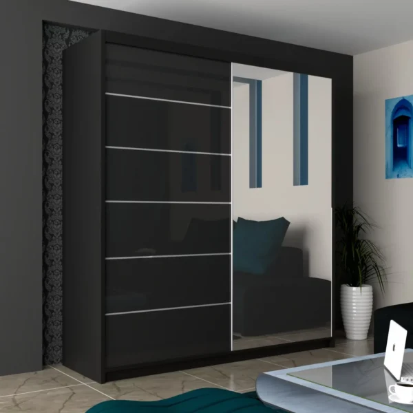 LYON 150CM/180CM/203CM GLOSSY WARDROBE